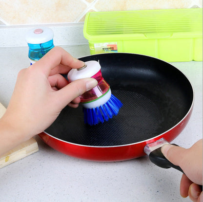 Soap dispensing dishwasher