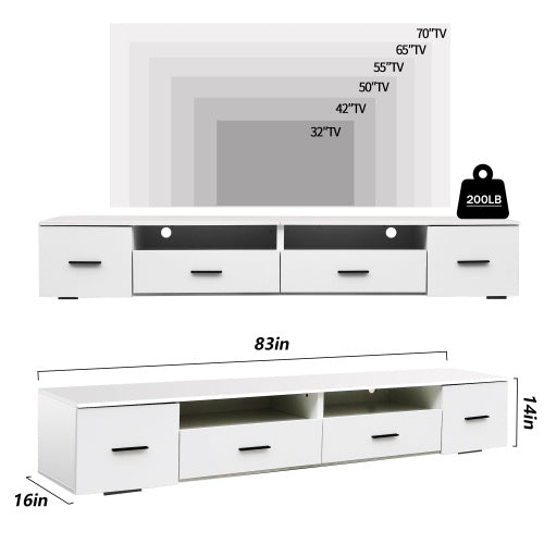 White TV Stand