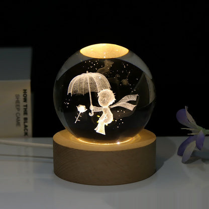 Crystal Ball Bedroom Lamp