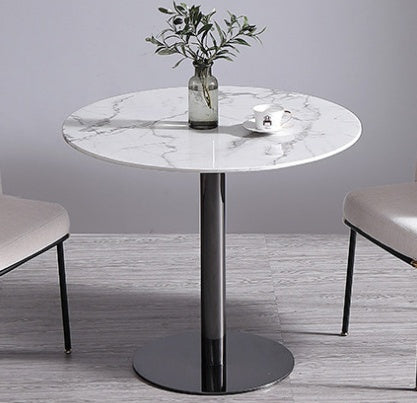 Chair Marble Small Round Table